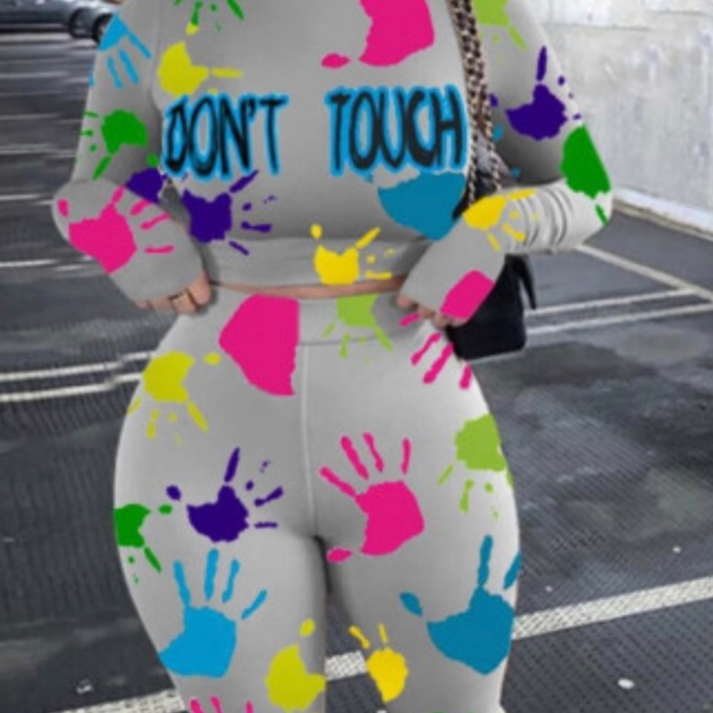 Turtle neck 2 piece pants set. Brand new